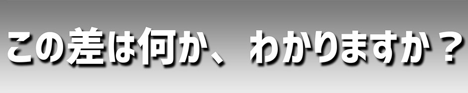 この差は何か、分かりますか?